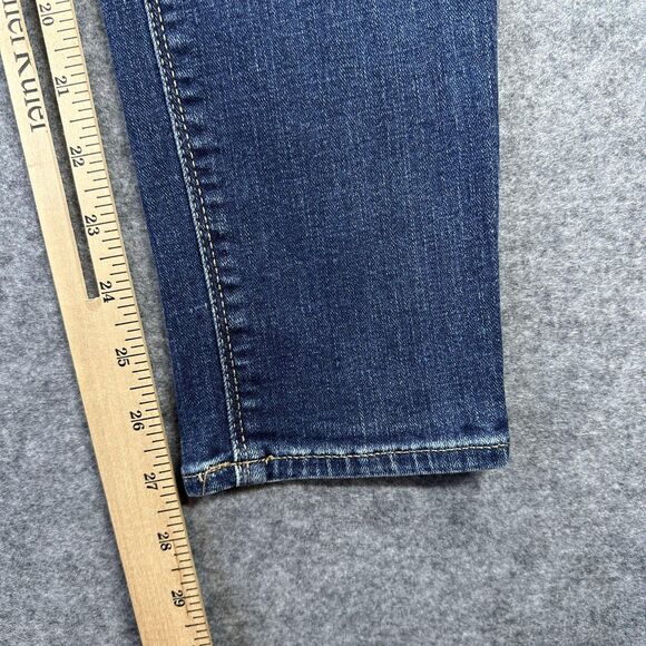 Lucky Brand Brooke Skinny Jeans Womens 6 28x27 Blue Medium Wash Stretch Denim - Picture 9 of 14